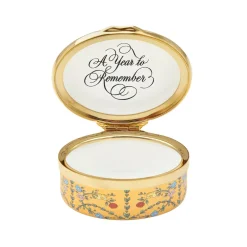 Halcyon Days 2024 Annual Enamel Trinket Box- Halcyon Days Enamels