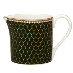 Halcyon Days Antler Trellis Dark Green Creamer- Halcyon Days China|Halcyon Days