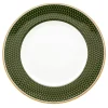 Halcyon Days Antler Trellis Dark Green 10" Plate- Halcyon Days China|Halcyon Days