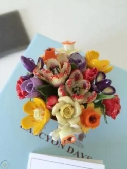 Halcyon Days English Garden Floral Enamel- Halcyon Days Enamels