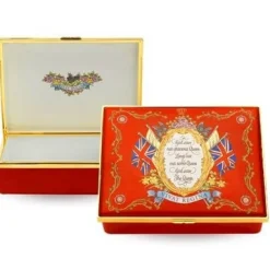 Halcyon Days Vivat Regina Prestige Box- Halcyon Days Enamels
