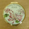 Halcyon Days Happy Birthday 2005 Trinket Box- Halcyon Days Enamels