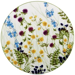 Halcyon Days Highgrove Wildflower Dinner Plate- King Charles Iii|Halcyon Days China