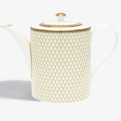 Halcyon Days Ivory Antler Trellis Teapot- Halcyon Days China|Halcyon Days