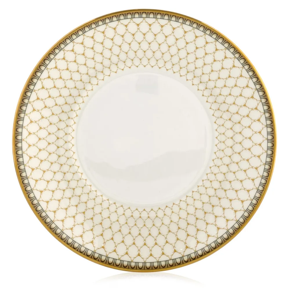 Halcyon Days Ivory Antler Trellis Teacup & Saucer- Halcyon Days China|Halcyon Days