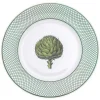 Halcyon Days Kitchen Garden Artichoke Trellis Dinner Plate- Halcyon Days China|Halcyon Days