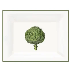 Halcyon Days Kitchen Garden Artichoke Rectangular Trinket Tray- Trays|Home Accents