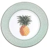 Halcyon Days Kitchen Garden Pineapple Trellis Salad Plate- Halcyon Days China|Halcyon Days