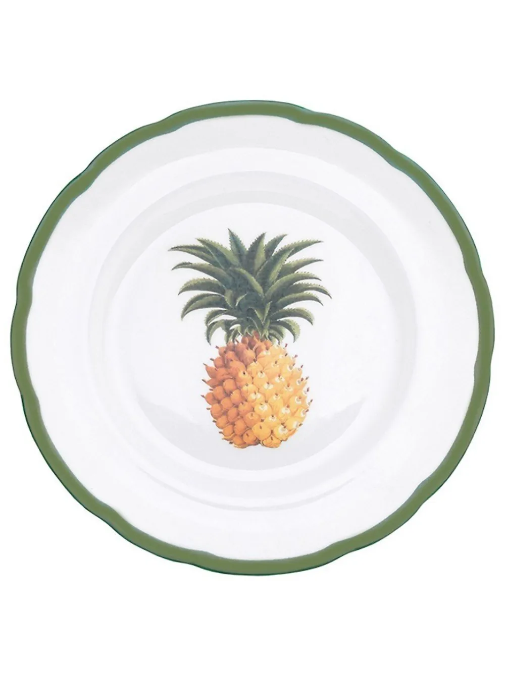 Halcyon Days Kitchen Garden Pineapple Audley Salad Plate- Halcyon Days China|Halcyon Days