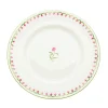 Halcyon Days Nina Campbell Marguerite Pink Salad Plate- Halcyon Days China|Halcyon Days