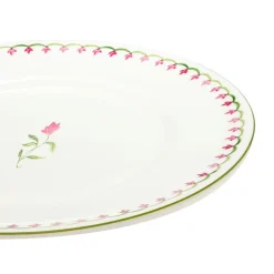 Halcyon Days Nina Campbell Marguerite Pink Salad Plate- Halcyon Days China|Halcyon Days