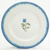 Halcyon Days Nina Campbell Marguerite Blue Side Plate- Halcyon Days China|Halcyon Days