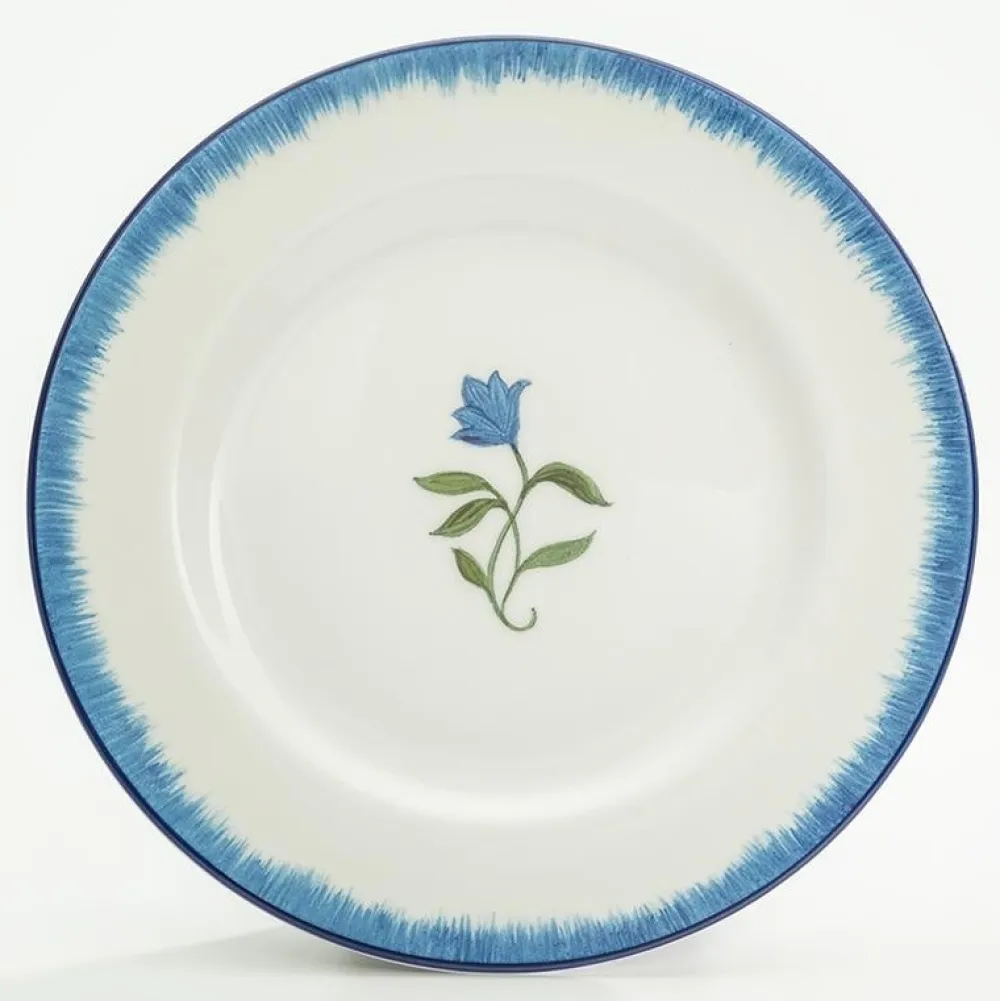 Halcyon Days Nina Campbell Marguerite Blue Side Plate- Halcyon Days China|Halcyon Days