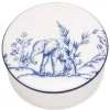 Halcyon Days Nina Campbell Serengeti Elephant Round Trinket Box- Halcyon Days China