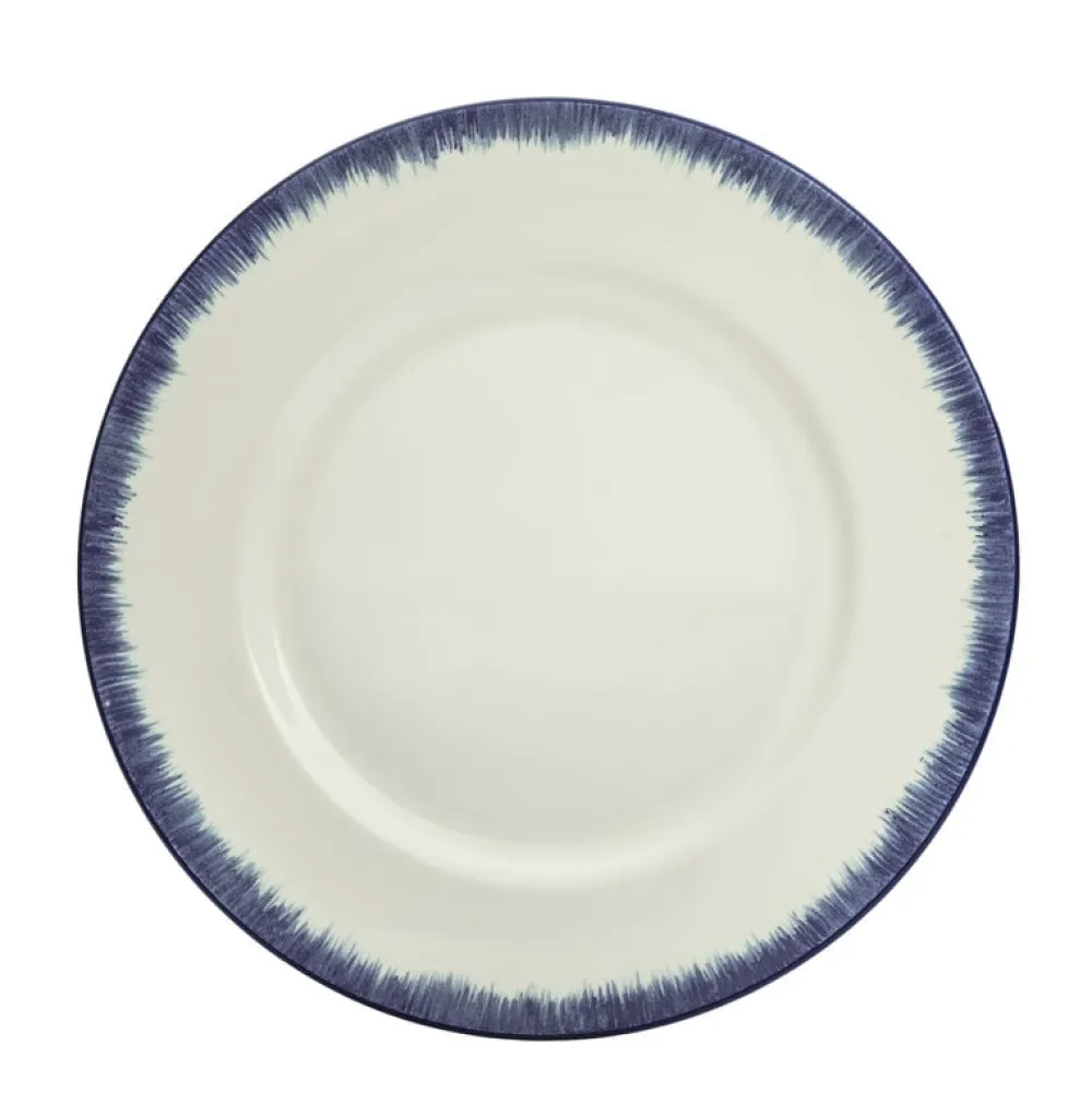 Halcyon Days Nina Campbell Serengeti Feathered Dinner Plate- Halcyon Days China|Halcyon Days