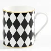 Halcyon Days Parterre Black Mug- Halcyon Days China|Halcyon Days
