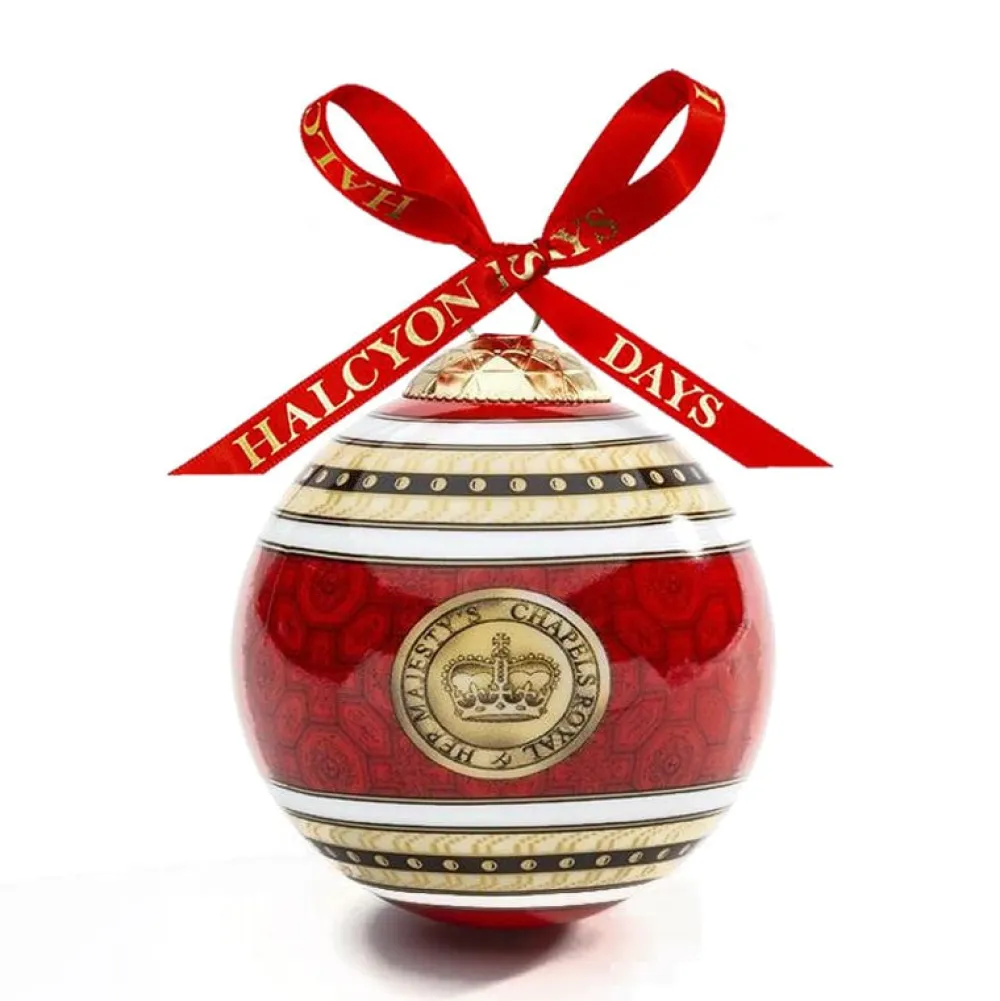 Halcyon Days The Chapel Royal Livery Bauble- King Charles Iii