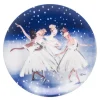 Halcyon Days Waltz of the Snowflakes Coupe Plate Set- Halcyon Days China|Halcyon Days