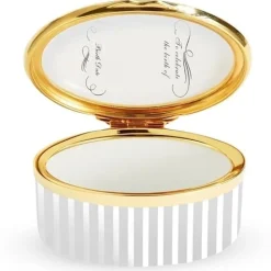 Halcyon Days Welcome to Our New Royal Baby Sussex enamel box- Halcyon Days Enamels