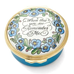 Halcyon Days 'When This You See, Remember Me' Enamel Box- Halcyon Days Enamels|Home Accents
