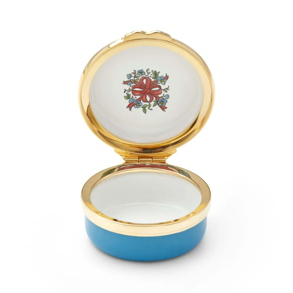 Halcyon Days 'When This You See, Remember Me' Enamel Box- Halcyon Days Enamels|Home Accents