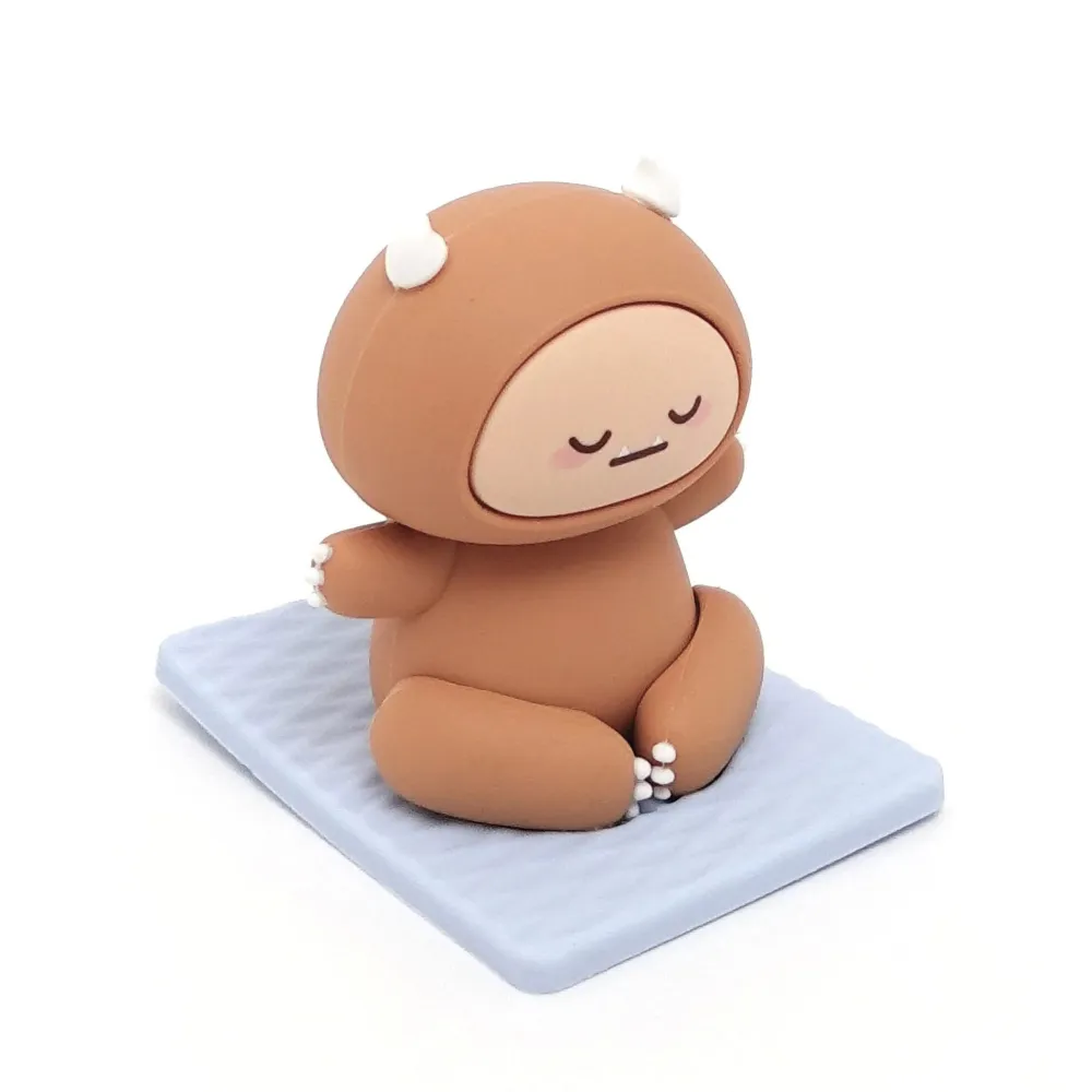 Hank Yeti Doing Yoga Figure Blind Box- Toys