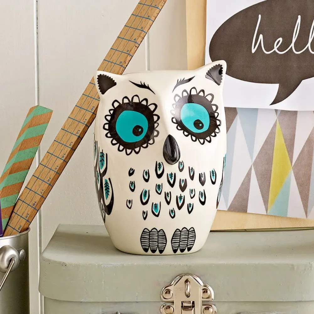 Hannah Turner Owl Money Box- Home Accents