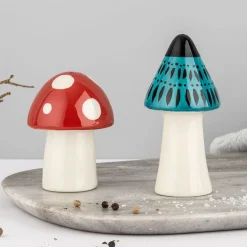 Hannah Turner Toadstool Salt & Pepper Shakers- Kitchen Tools