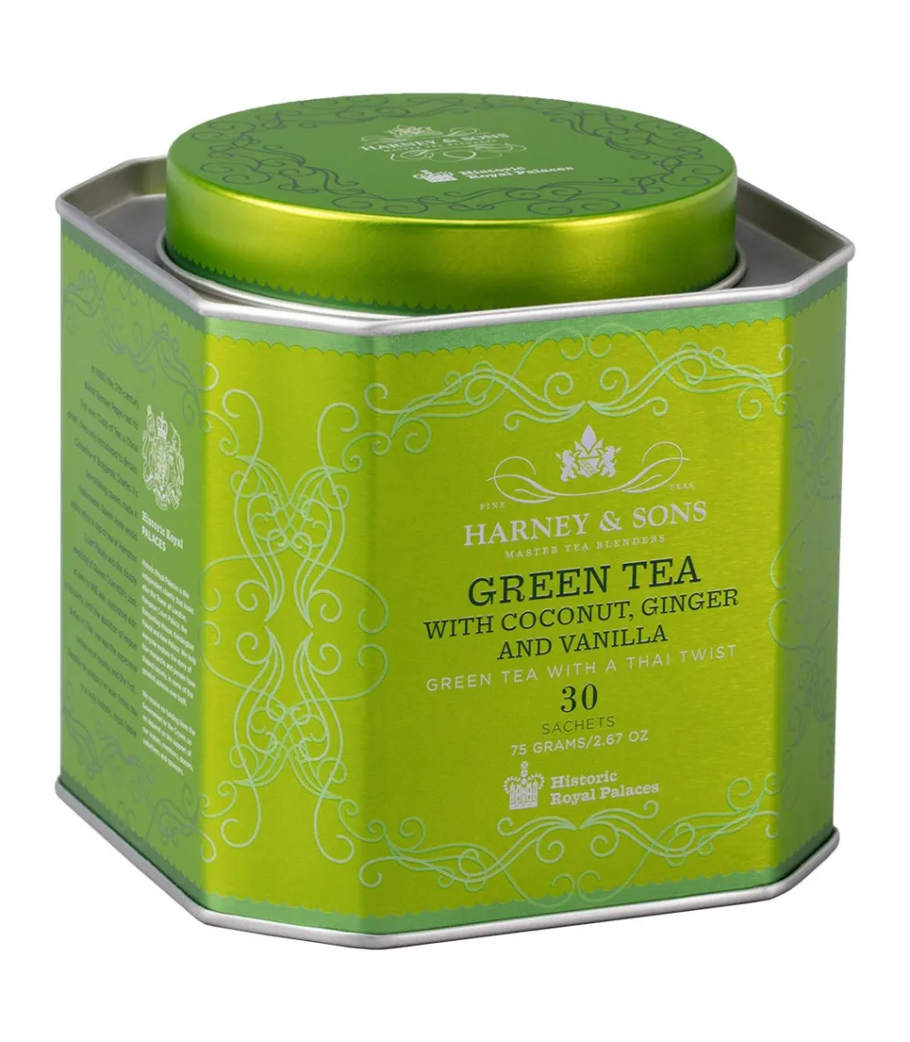 Harney & Sons Green Tea with Coconut, Ginger & Vanilla HRP 30s- Harney & Sons
