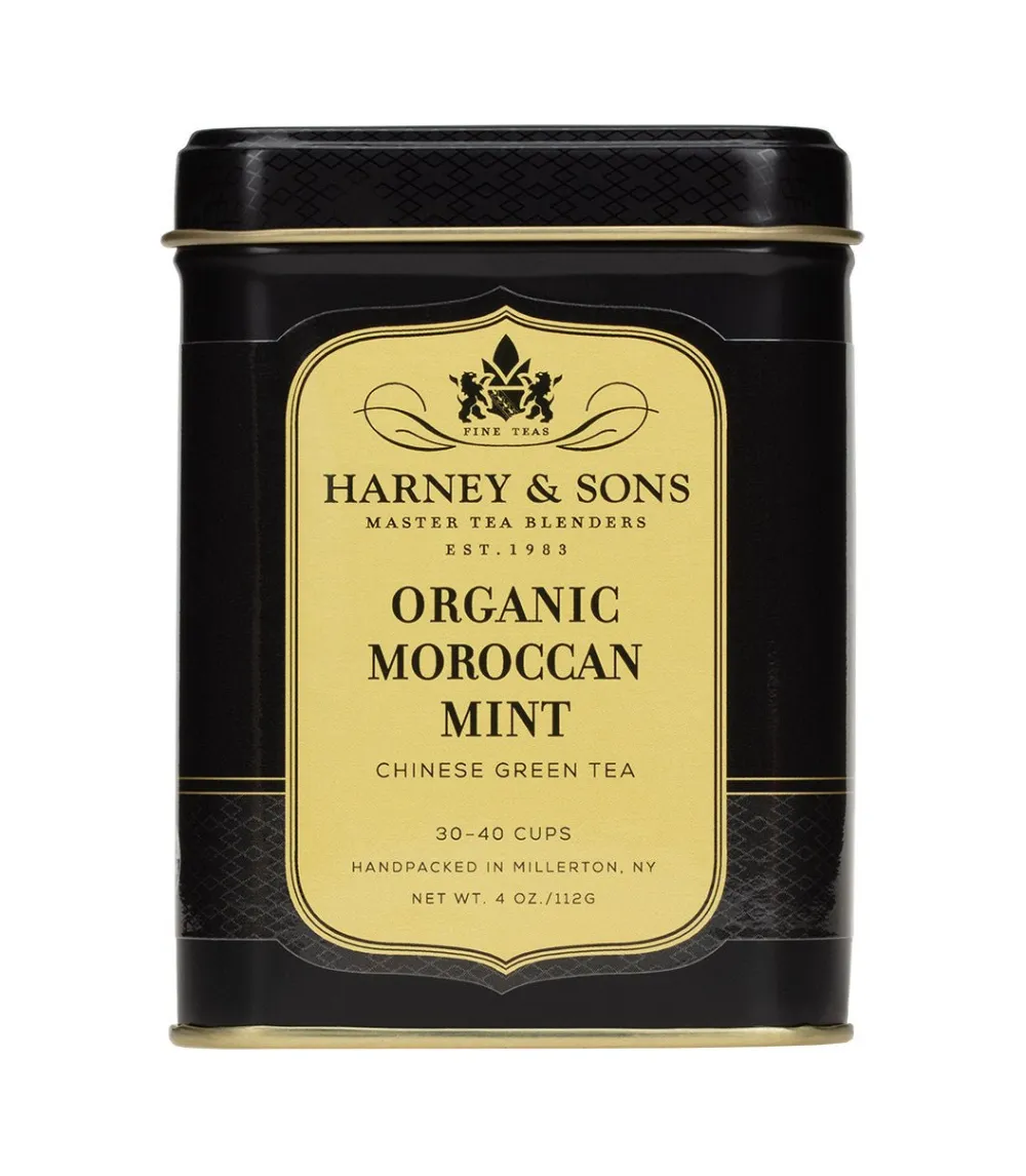 Harney & Sons Organic Moroccan Mint Green Loose Leaf Tin- Harney & Sons