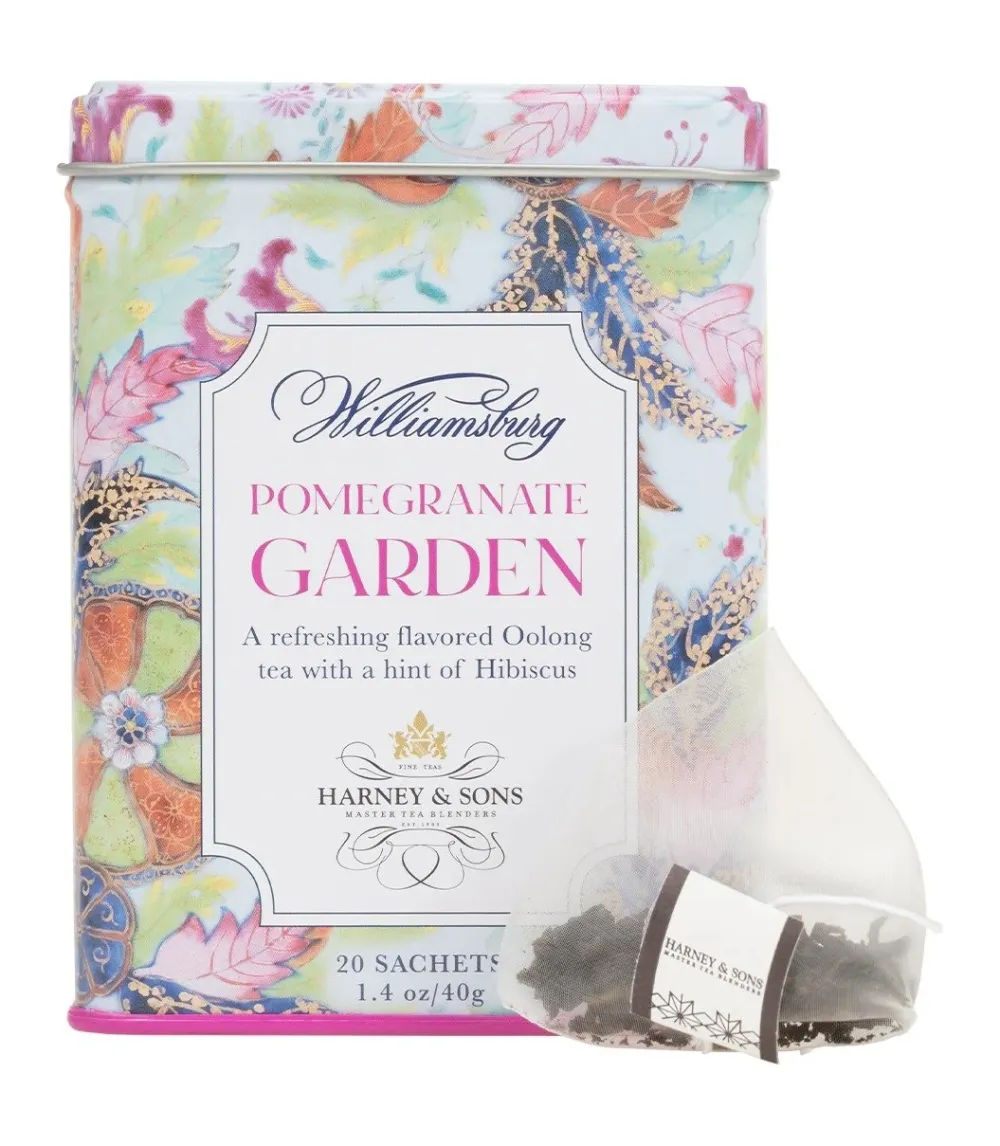 Harney & Sons Williamsburg Pomegranate Garden 20s Tin- Harney & Sons