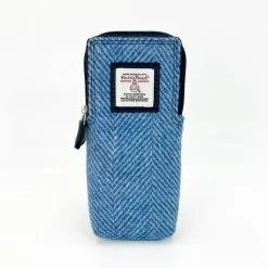 Harris Tweed Sky Blue Double Glasses Sleeve- Sunglasses & Cases