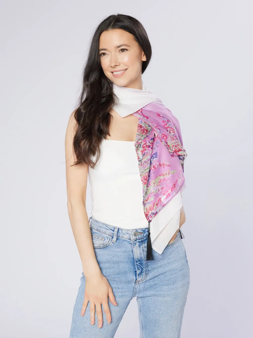 Heather Recycled Bottle Poncho- Scarves & Wraps
