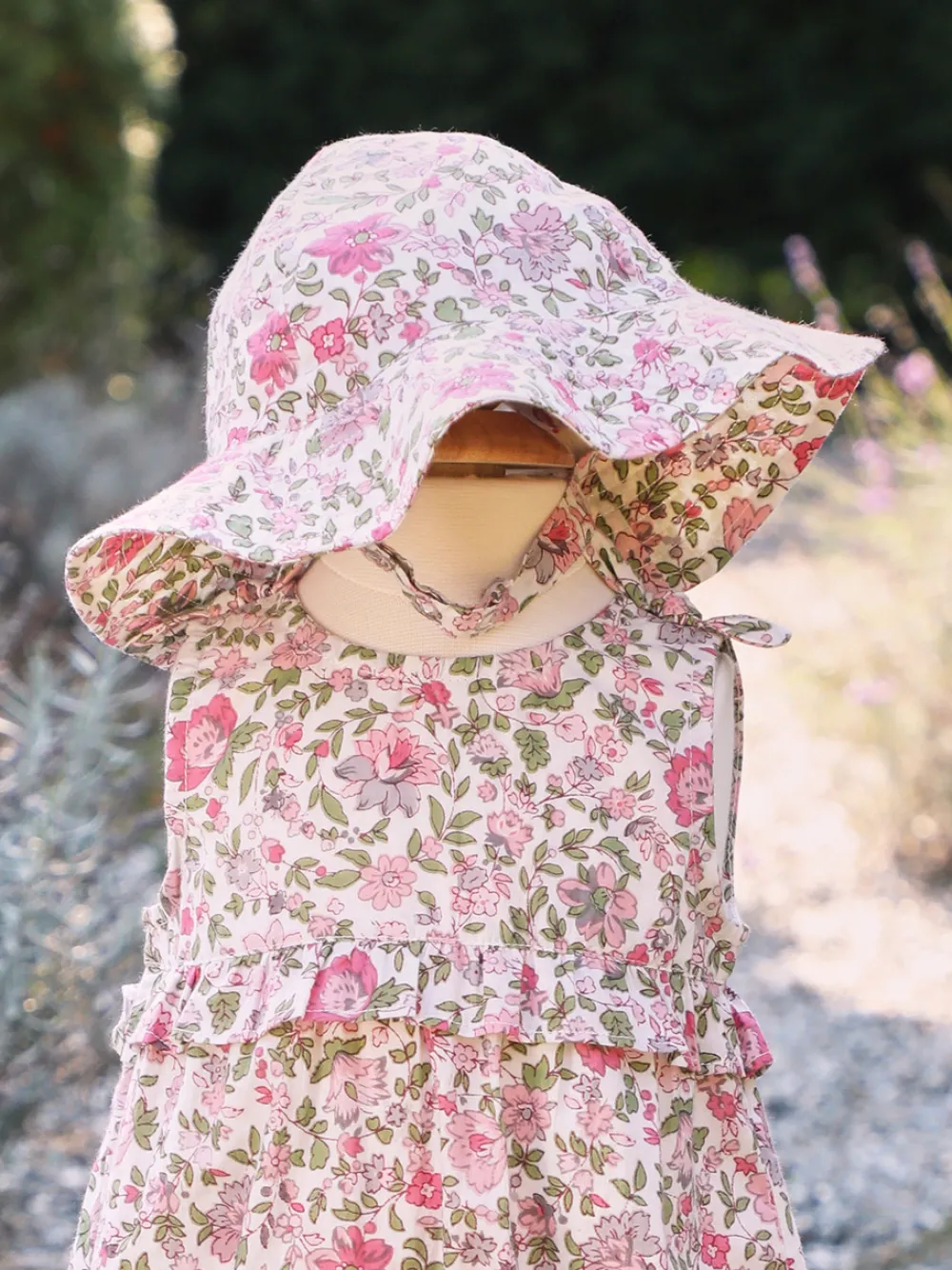 Heather White Baby Sunhat (One Size)- Childrenswear