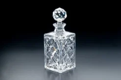 Heritage Crystal Cathedral Square Decanter- Heritage Crystal