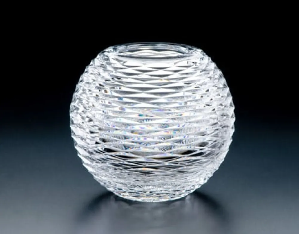 Heritage Crystal Cricklewood 6" Rose Bowl- Heritage Crystal