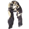 Heron Charcoal Scarf- Scarves & Wraps