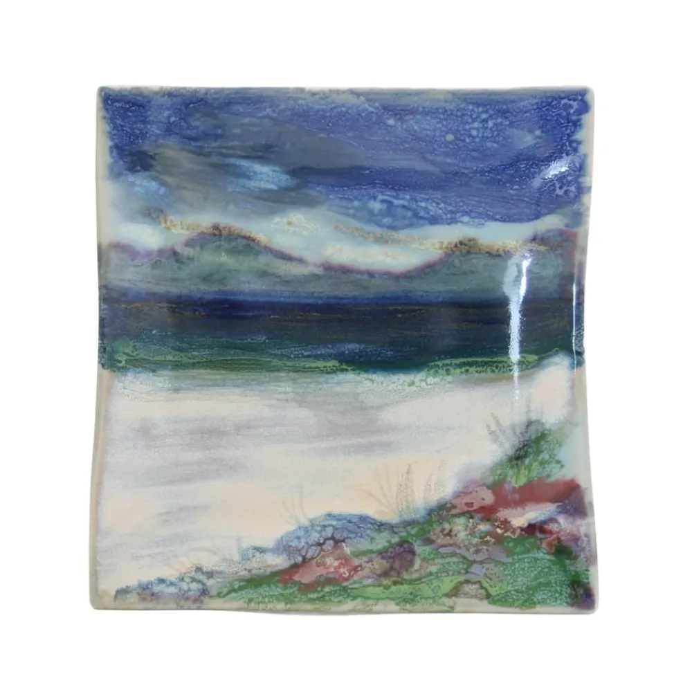 Highland Stoneware Sunset Medium Square- Wall Decor|Home Accents