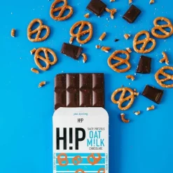 Hip Salty Pretzels Oat Milk Chocolate Bar- British Chocolate