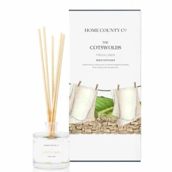 Home County Candle Co. The Cotswolds (Fresh Linen) Reed Diffuser- Home Fragrance
