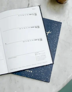 Inspire A5 Week to View Planner 2026, Navy- Journals & Other Stationery