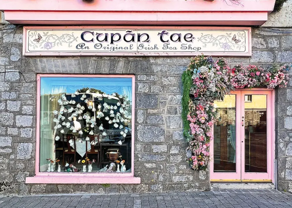 Irish Tea House Greeting Card- Greeting Cards