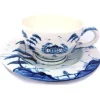 Isis Ceramics Blue Palladian Teacup & Saucer- Isis Ceramics|Teacups & Saucers