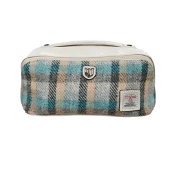 Islander UK Harris Tweed Islander Tartan Toiletry Bag- Bath Accessories