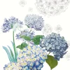 Jardin de Bretagne Bleu Cotton Napkin- Cotton Napkins
