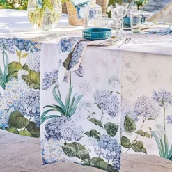 Jardin de Bretagne Bleu Table Runner- Table Runners