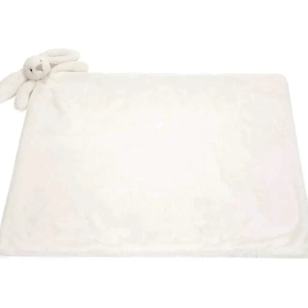 Jellycat Bashful Luxe Bunny Luna Blankie- Soft Toys|Toys