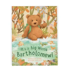 Jellycat It's a Big World Bartholomew Board Book- Toys