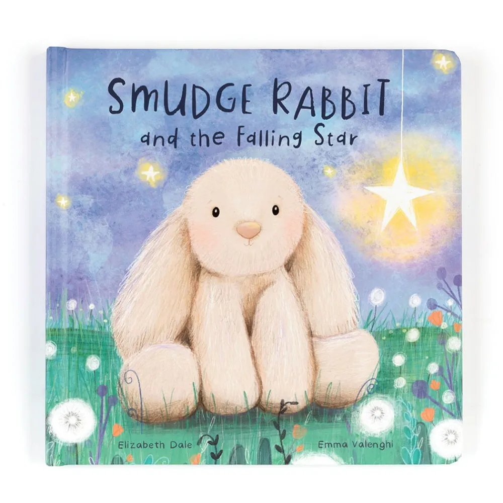 Jellycat Smudge Rabbit & the Falling Star Board Book- Toys