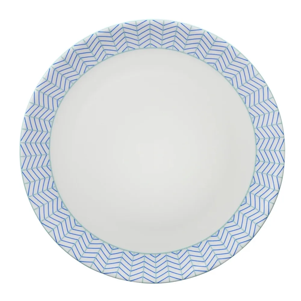 Jo Deakin Ebb Blue & Turquoise Tea Plate- Tea Plates